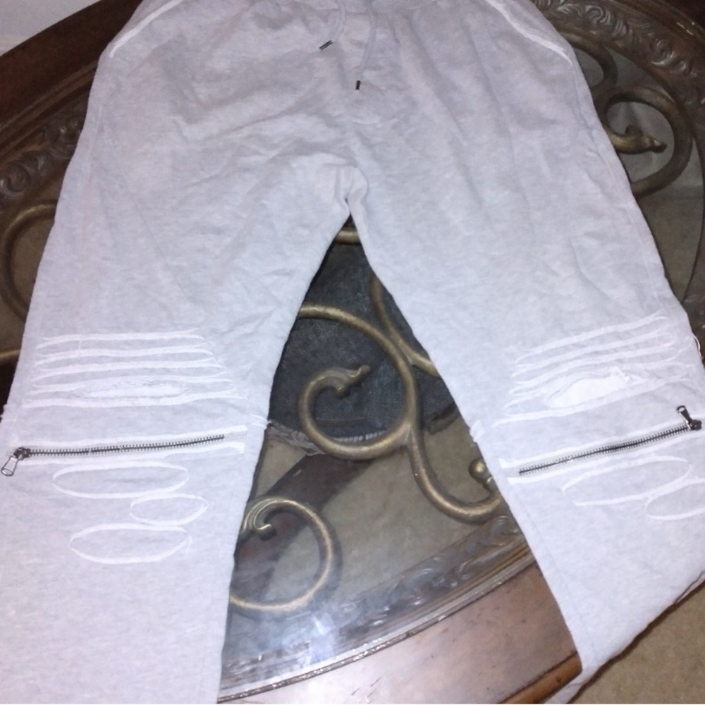 Men’s Distressed Joggers